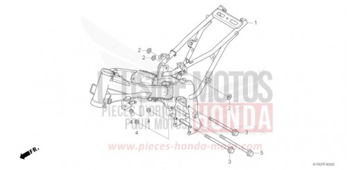 FRAME BODY CRF110FR de 2024